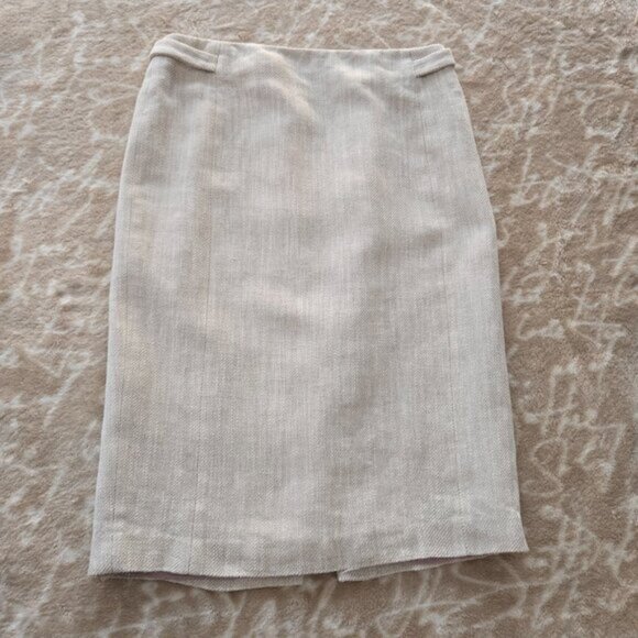 Cassis Linen Blend Skirt Size - US 0 - Like New - Picture 5 of 10